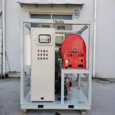 高端定制-防爆型空化射流水下清洗機組-出發！